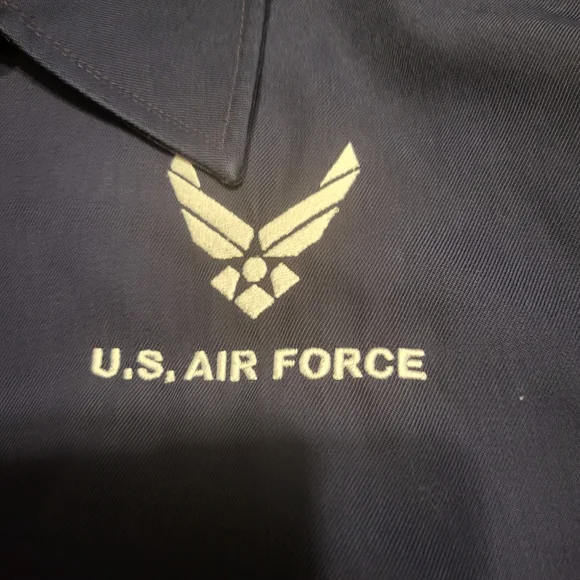 Men's Navy Blue Air Force Jacket - Picture 8 of 10